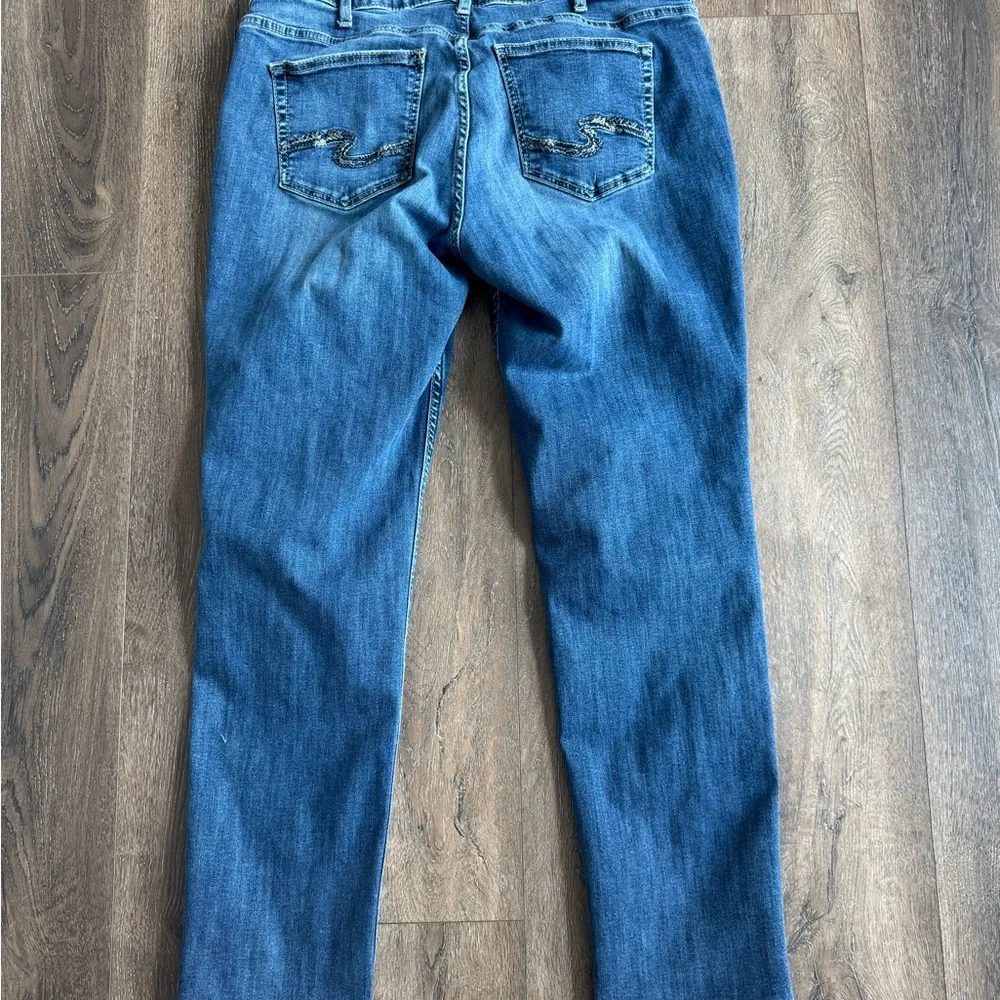 Silver Jeans.  Boyfriend Style.  Women’s size 12/29. Excellent used condition! - Picture 5 of 7